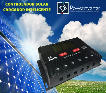 CONTROLADOR SOLAR 12/24VDC 60A